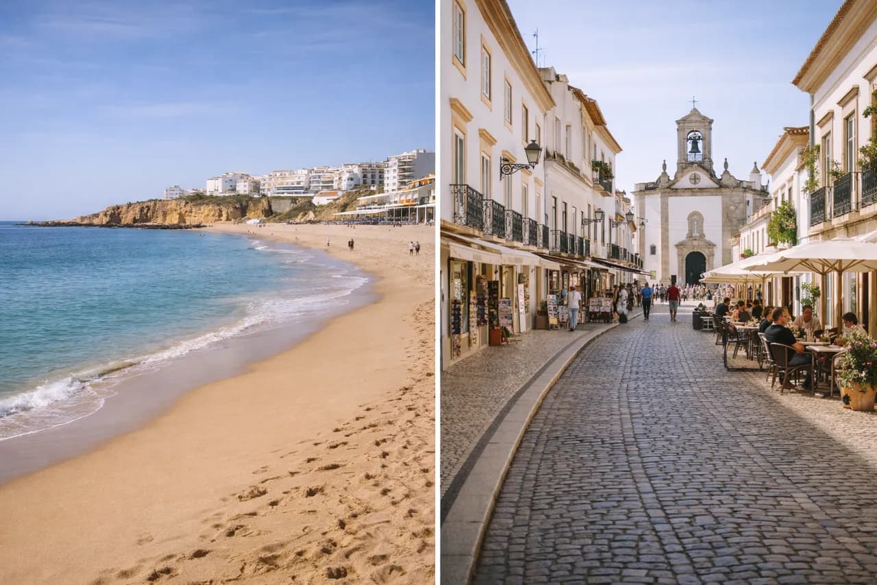 Morar perto da praia ou no centro? O dilema real no Algarve