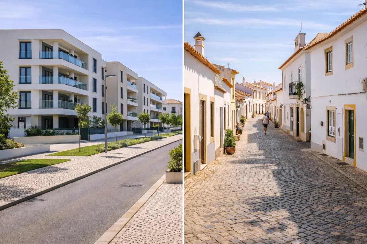 Urbanização nova ou bairro tradicional: o que pesa mais no Algarve